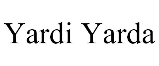 YARDI YARDA