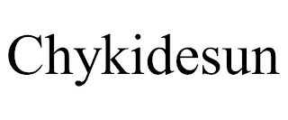 CHYKIDESUN