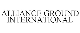 ALLIANCE GROUND INTERNATIONAL