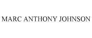 MARC ANTHONY JOHNSON