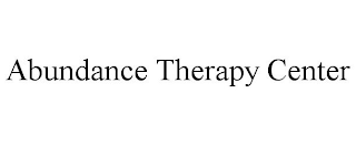 ABUNDANCE THERAPY CENTER