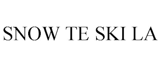 SNOW TE SKI LA