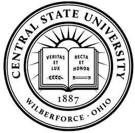 CENTRAL STATE UNIVERSITY WILBERFORCE ? OHIO VERITAS ET LUX RECTA ET HONOR 1887