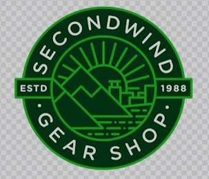 SECONDWIND · GEAR SHOP · ESTD 1988