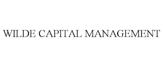 WILDE CAPITAL MANAGEMENT