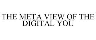 THE META VIEW OF THE DIGITAL YOU