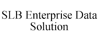 SLB ENTERPRISE DATA SOLUTION