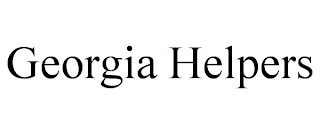 GEORGIA HELPERS