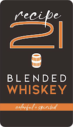 RECIPE 21 BLENDED WHISKEY COLORFUL + SPIRITED