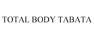 TOTAL BODY TABATA