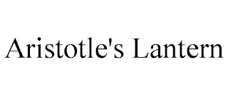 ARISTOTLE'S LANTERN