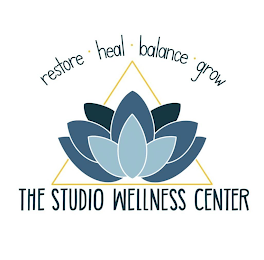 RESTORE · HEAL · BALANCE · GROW THE STUDIO WELLNESS CENTER