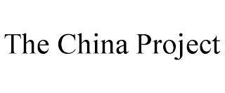 THE CHINA PROJECT