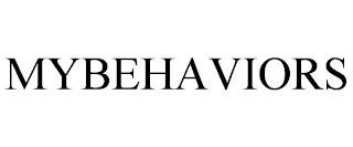 MYBEHAVIORS