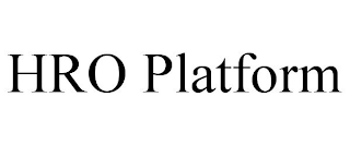 HRO PLATFORM