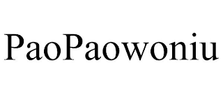 PAOPAOWONIU