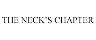 THE NECK'S CHAPTER