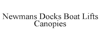 NEWMANS DOCKS BOAT LIFTS CANOPIES