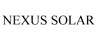 NEXUS SOLAR