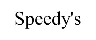 SPEEDY'S