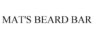 MAT'S BEARD BAR