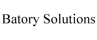 BATORY SOLUTIONS