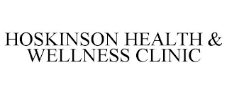 HOSKINSON HEALTH & WELLNESS CLINIC