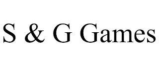 S & G GAMES