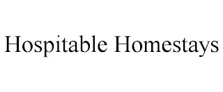 HOSPITABLE HOMESTAYS