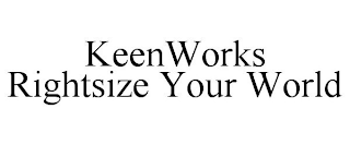 KEENWORKS RIGHTSIZE YOUR WORLD