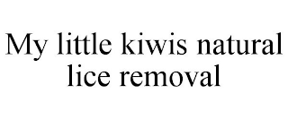 MY LITTLE KIWIS NATURAL LICE REMOVAL