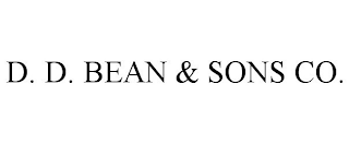 D. D. BEAN & SONS CO.