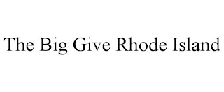 THE BIG GIVE RHODE ISLAND