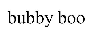 BUBBY BOO