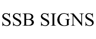 SSB SIGNS