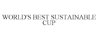 WORLD'S BEST SUSTAINABLE CUP