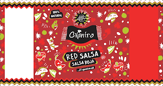 CILANTRO 100% NATURAL RED SALSA SALSA ROJA ...IT'S GOOD ON ALL