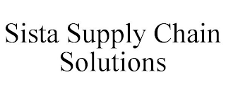 SISTA SUPPLY CHAIN SOLUTIONS