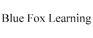 BLUE FOX LEARNING
