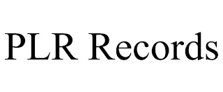 PLR RECORDS