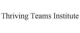 THRIVING TEAMS INSTITUTE