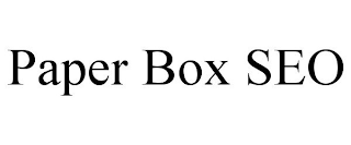 PAPER BOX SEO