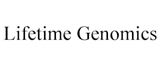 LIFETIME GENOMICS