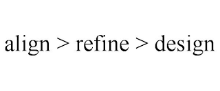 ALIGN > REFINE > DESIGN