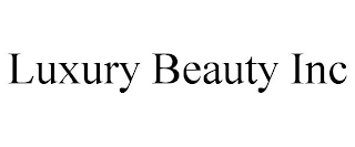 LUXURY BEAUTY INC