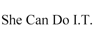 SHE CAN DO I.T.