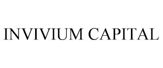 INVIVIUM CAPITAL
