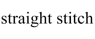 STRAIGHT STITCH
