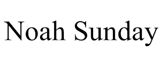 NOAH SUNDAY