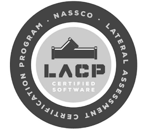 NASSCO LATERAL ASSESSMENT CERTIFICATION PROGRAM LACP CERTIFIED SOFTWARE